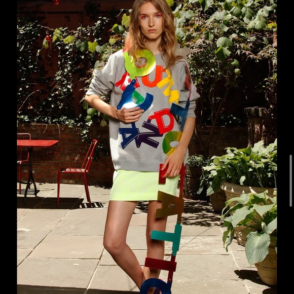 Julien David Neon Green Mini Skirt - Picture 1 of 7